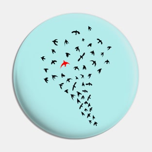 Unique bird Pin