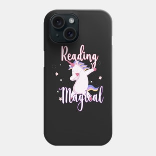 Reading Is Magical Unicorn - Cute Librarian Phone Case