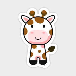 Giraffe Cow Cutie Magnet