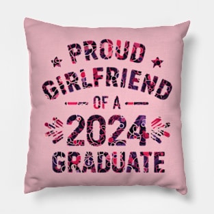 Proud girlfriend of a 2024 graduate Pillow