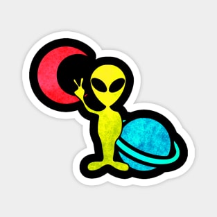 Alien in Space Magnet