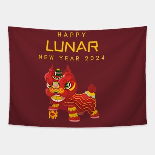 Lunar New Year 2024 The Year Of Dragon 2024 Men Women Kids Tapestry