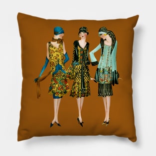 Vintage 1920s Art Nouveau Ladies Pillow