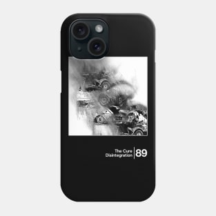 The Cure - Disintegration / Minimal Graphic Artwork Design Phone Case