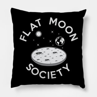 Flat moon society Pillow