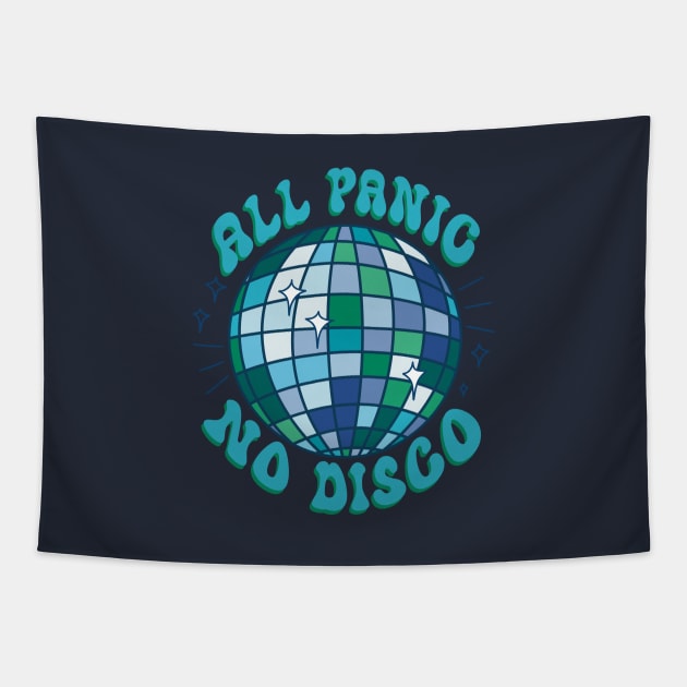 All Panic No Disco - Blue Tapestry by PepperLime