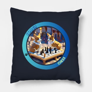 かわいい Corgi Chess Pillow