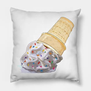 Melted ice-cream (vanilla & sprinkles) Pillow