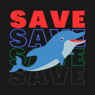 Save ganges river dolphin T-Shirt