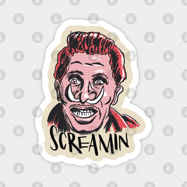 Screamin Jay Magnet by adiartworks.com