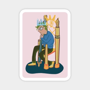 King of Swords Magnet