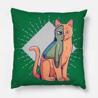 Alien cat costume Pillow