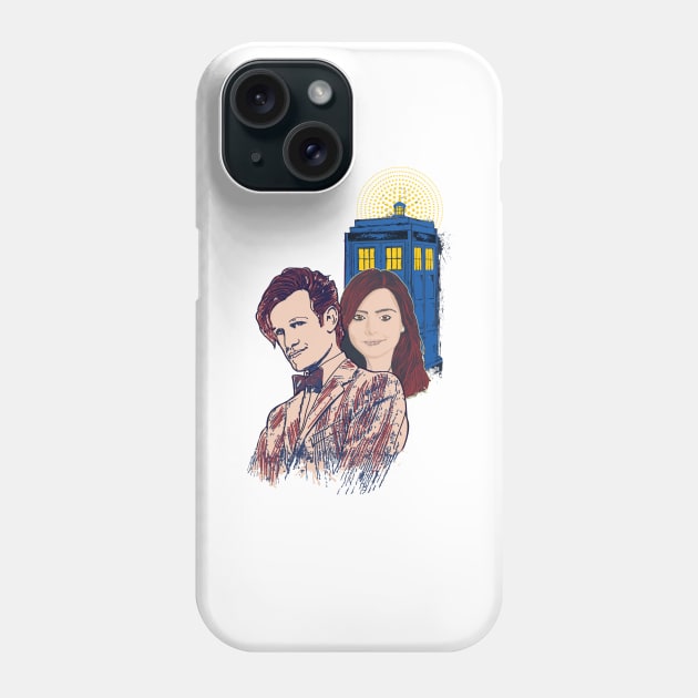 MATT AND CLARA Phone Case by KARMADESIGNER T-SHIRT SHOP