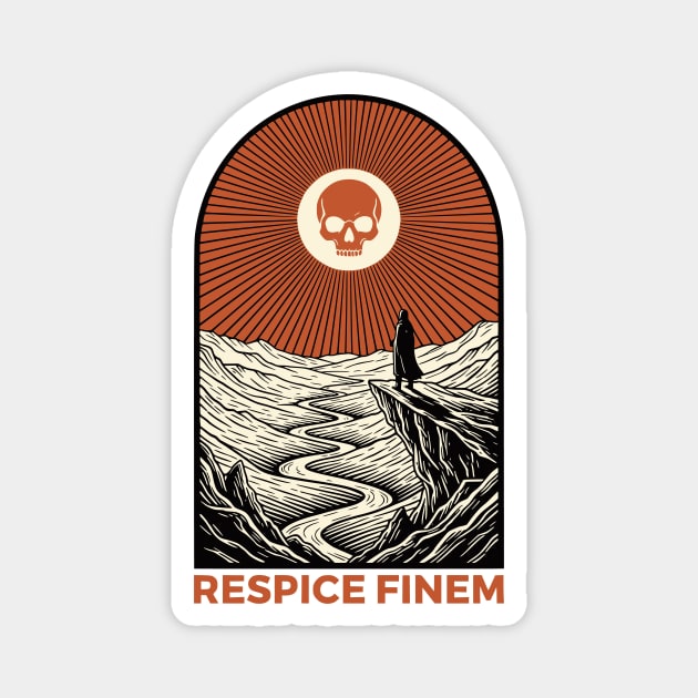Respice Finem – No.2 Magnet by Designed By Marty