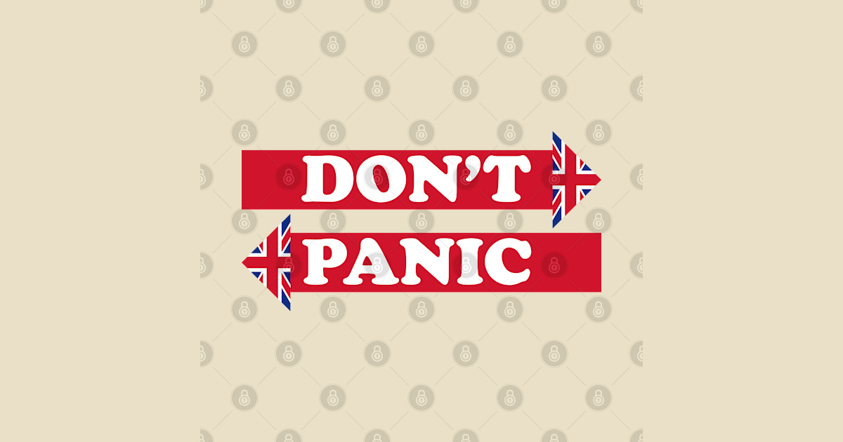 Corporal Jones Don't Panic Quote - Dads Army - T-Shirt | TeePublic