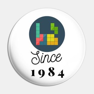 Tetris since 1984 Pin