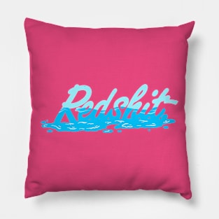 Redshit Waves Logo Pillow