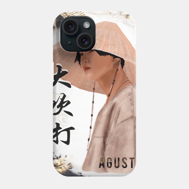 BTS YOONGI DAECHWITA (AGUST D/SUGA) D-2 Phone Case by art.deiji