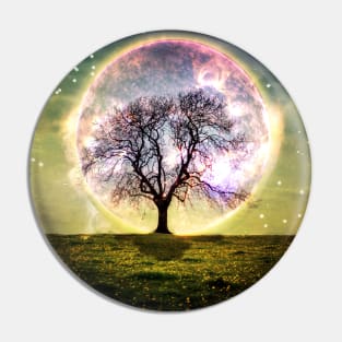 Dark Lone Tree Pin