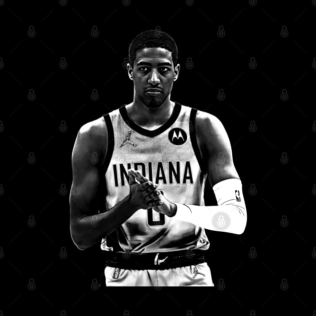 Tyrese Haliburton || Vintage Drawing 90s by Zluenhurf