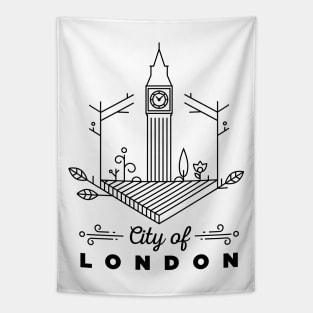 London City Monogram Tapestry