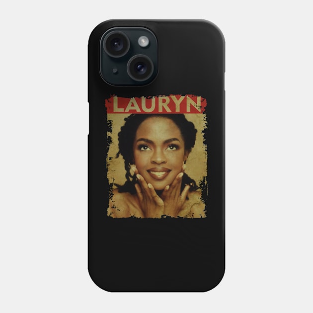 TEXTURE ART- Lauryn Hill - RETRO STYLE Phone Case by ZiziVintage