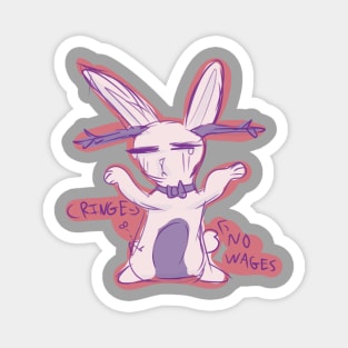 Cringe No Wages Little Jackalope Sticker And Others Magnet