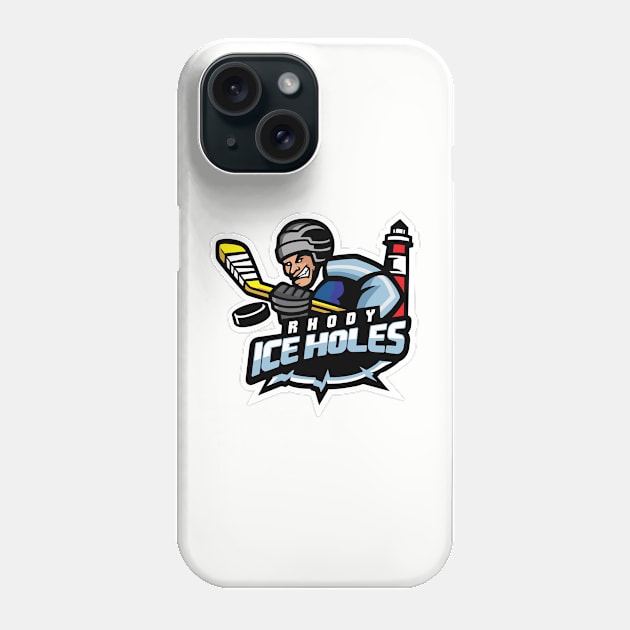 O.G. Ice Holes Logo Phone Case by Rhody Hockey