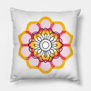 mandala Clamber drawingmandala Skip drawing Pillow