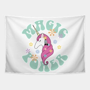 Hippie unicorn Tapestry