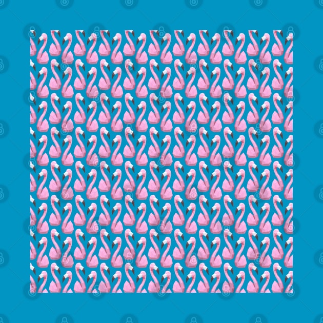 Flamingos Pattern by ArtMoore98