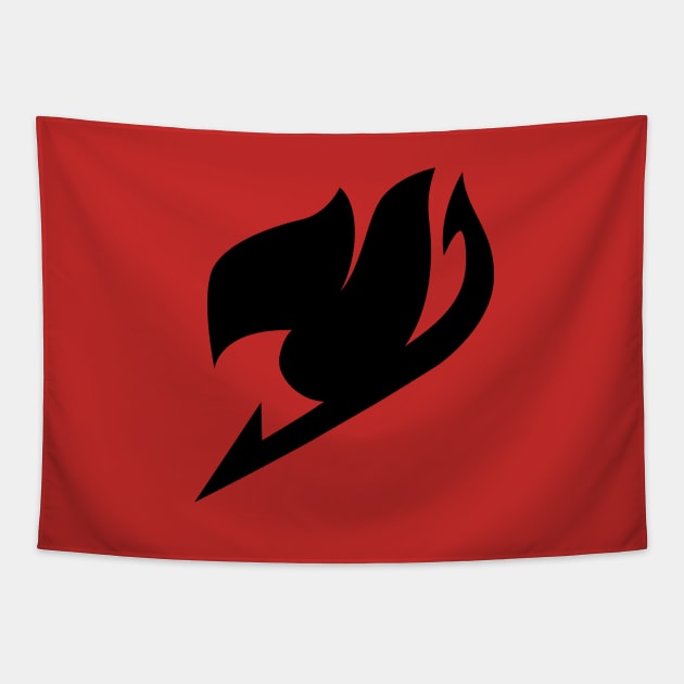 Cutest Fairytail Logo Tapestry by emodist