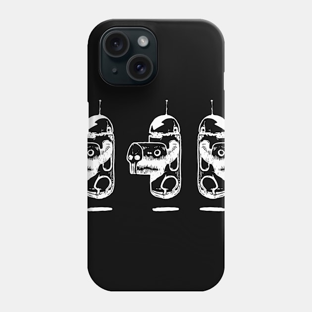 DEATH ROBOTS are on the way Phone Case by carlomanara