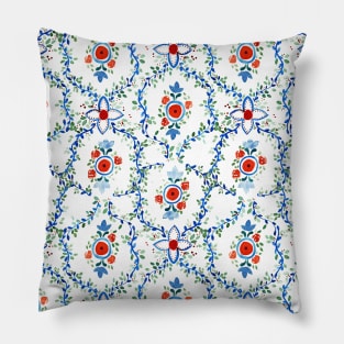 Thai Tile Pattern Pillow