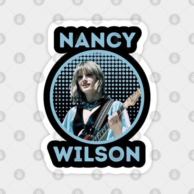 nancy wilson || astetic retro Magnet by claudia awes