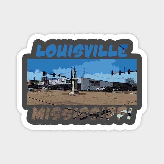 Louisville MS 02 Magnet by BubbaWorldComix