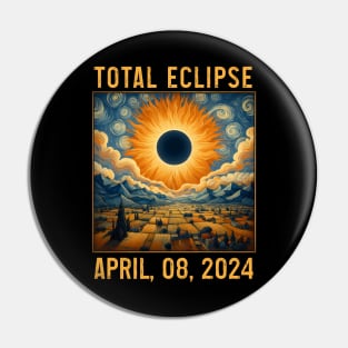 Total Eclipse - April, 08, 2024 - Totality Pin