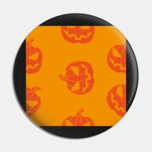 halloween scary evil pumpkin funny pumpkin head Pin