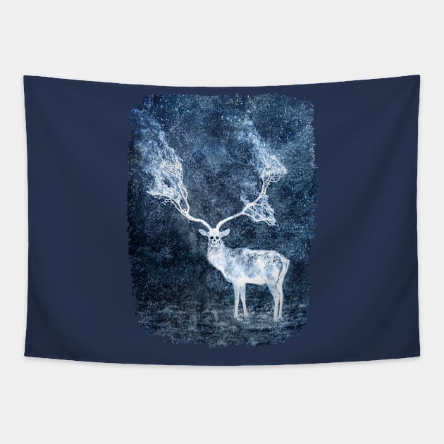 Oh Deer God Tapestry by Viergacht