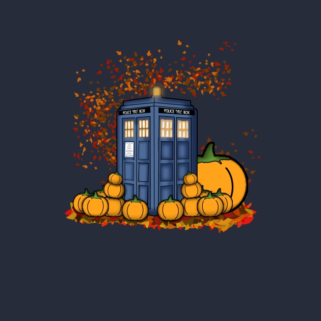 TARDIS Pumpkin Patch by LaainStudios