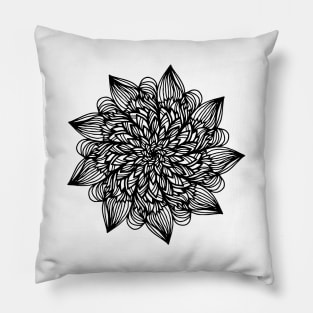Abstract Symmetrical Mandala Flower GC-002 Pillow