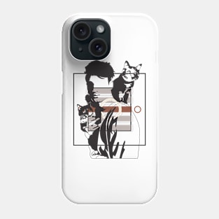 Cat dad version 4 Phone Case