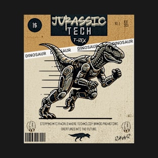 Dinosaur Magazine Cover T-Shirt