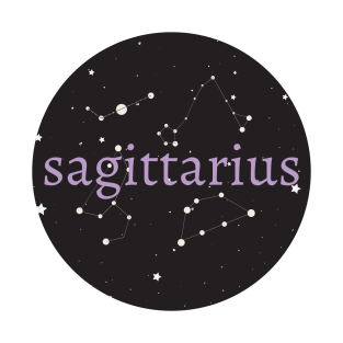 Saggitarius Zodiac Sign Circle T-Shirt