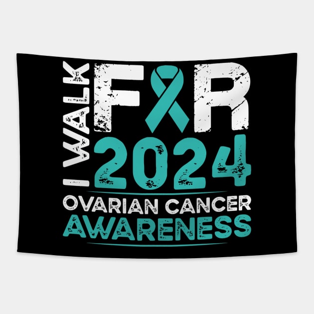 Ovarian Cancer Awareness 2024 Walk Tapestry by mcoshop