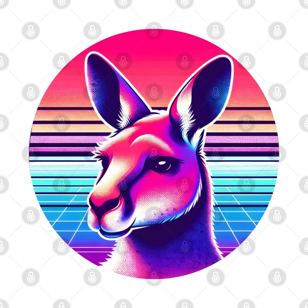 Outback Synth - Kangaroo Vaporwave by The Tee Bizarre