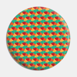 Orange Petals Pin