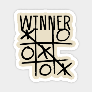 tic tac toe - winner Magnet