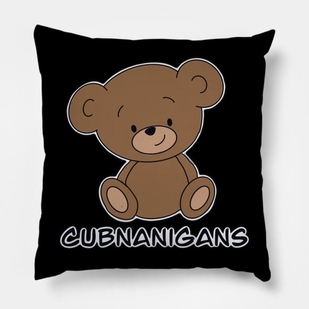 Cubnanigans Pillow by Themonkeypup