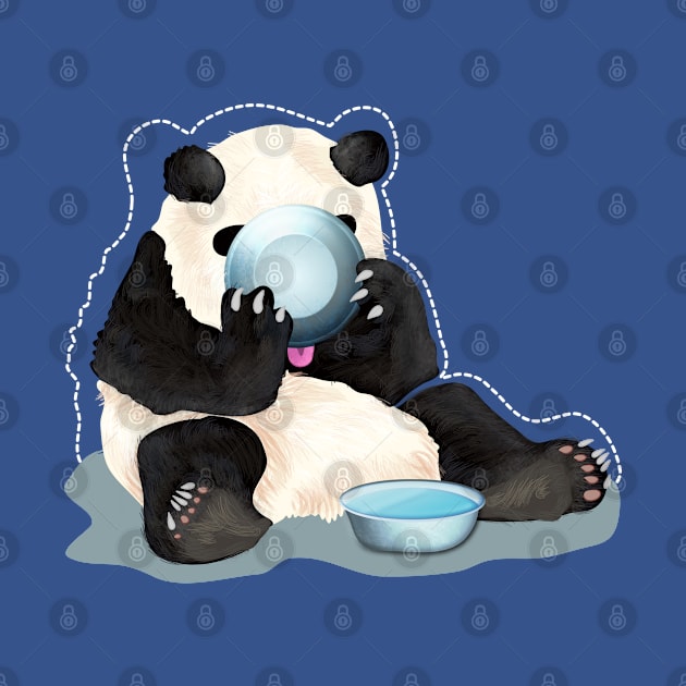 Hungry Panda by Scaya